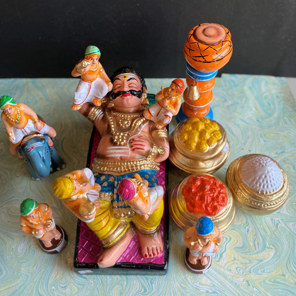 Kumbhakarna Set Navaratri Traditional Golu Doll