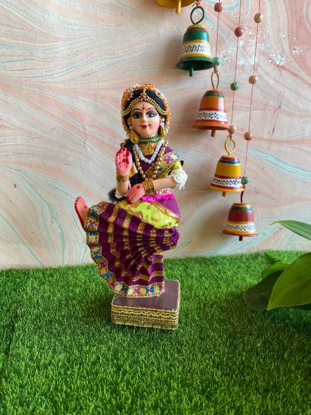 Indian Traditional Doll Natraja Pose Navaratri Traditional Golu Doll