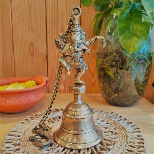 Dancing Ganesh Hanging Bell