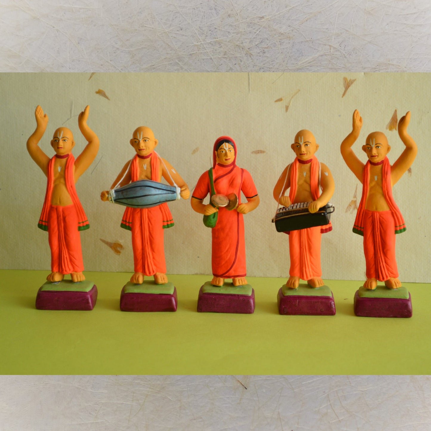 Hare Rama Hare Krishna Set Navaratri Traditional Golu Doll