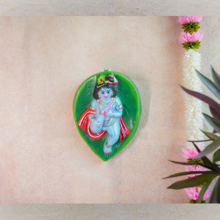 Navarathri Golu Krishna Leaf
