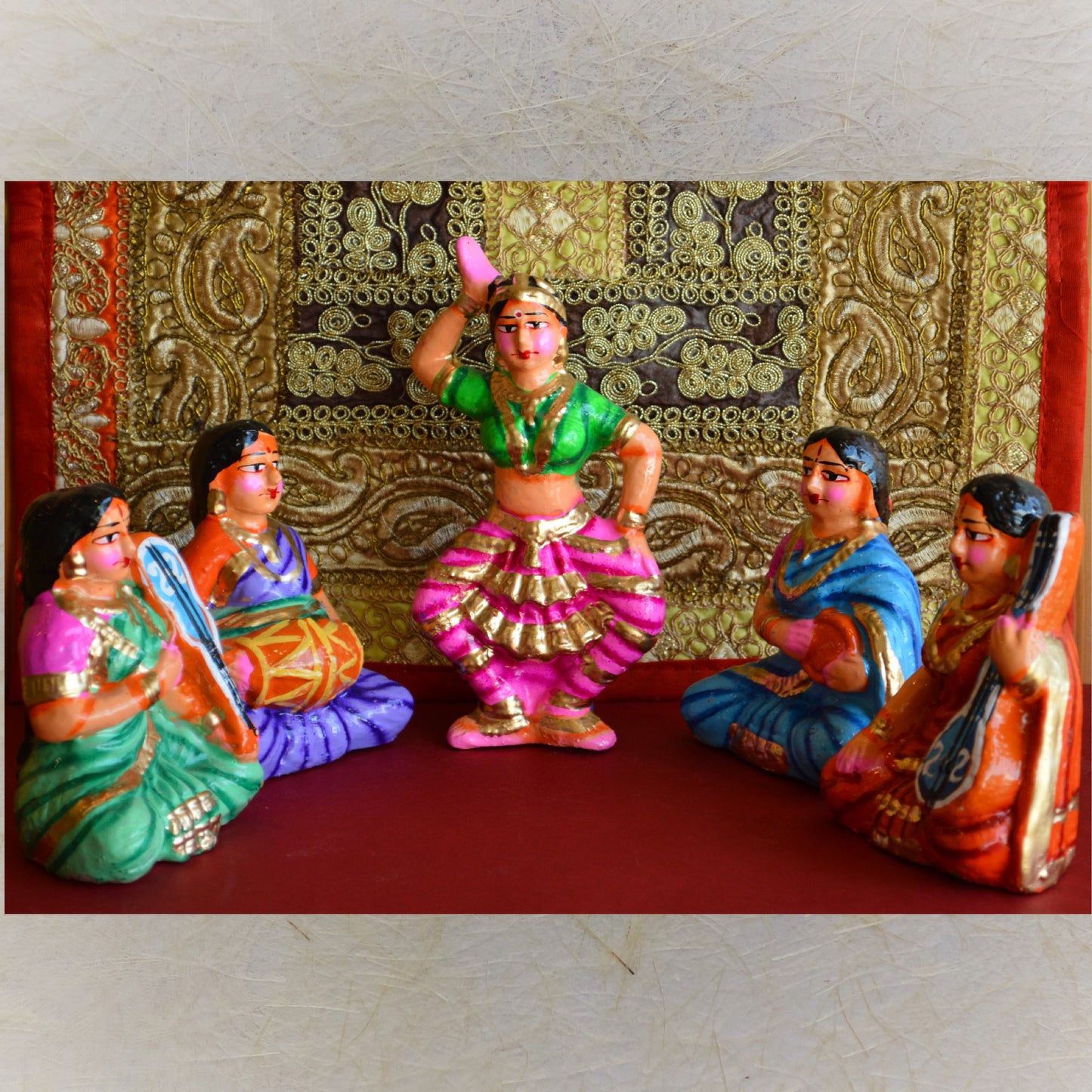 Bharatanatyam Set Navaratri Traditional Golu Doll