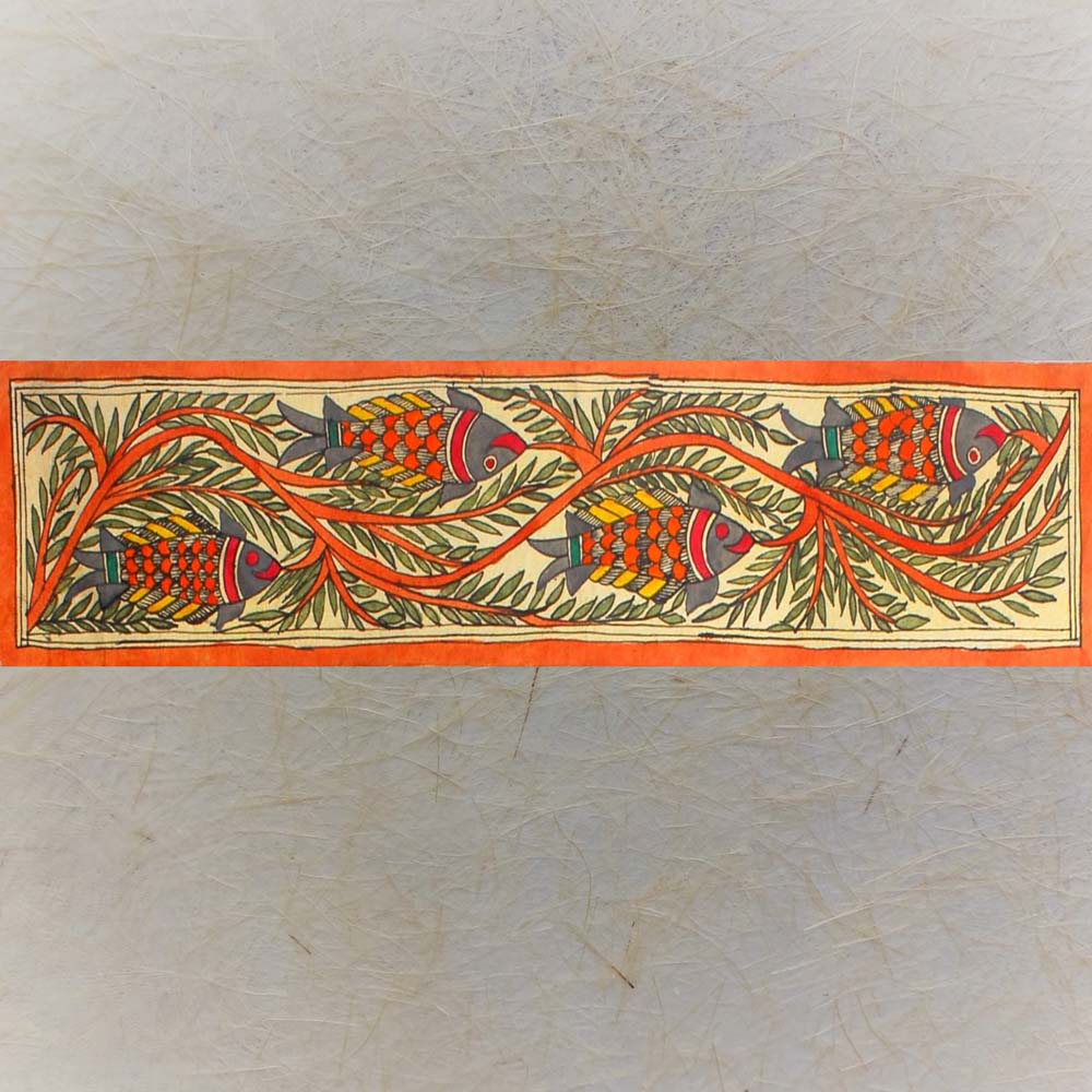 Madhubani Painting 87 Fishes