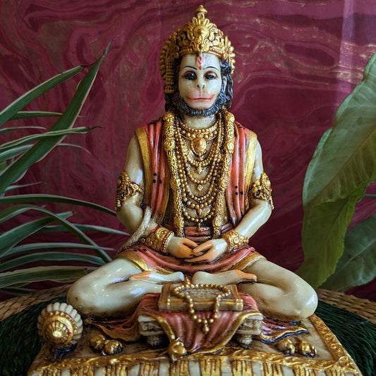 Seated Hanuman