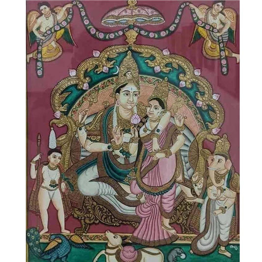 Shiva Parvathy And Children