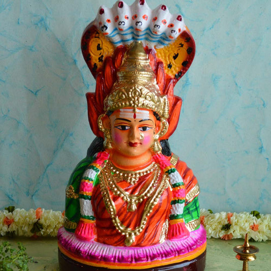 Navaratri Karumariamman ( Bust ) Color