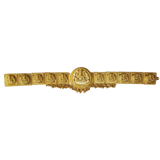 Temple Jewelry Imitation Gold Lakshmi Belt