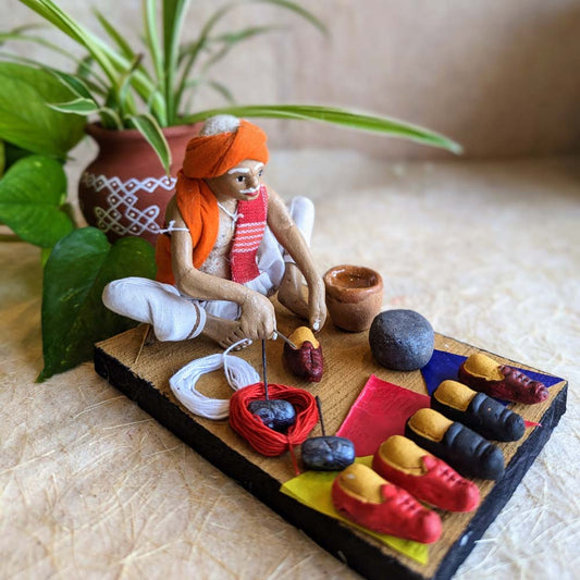 Navarathri Golu Doll Occupational Dolls - Cobbler
