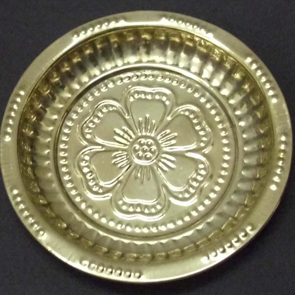 Eternal Floral Puja Plate
