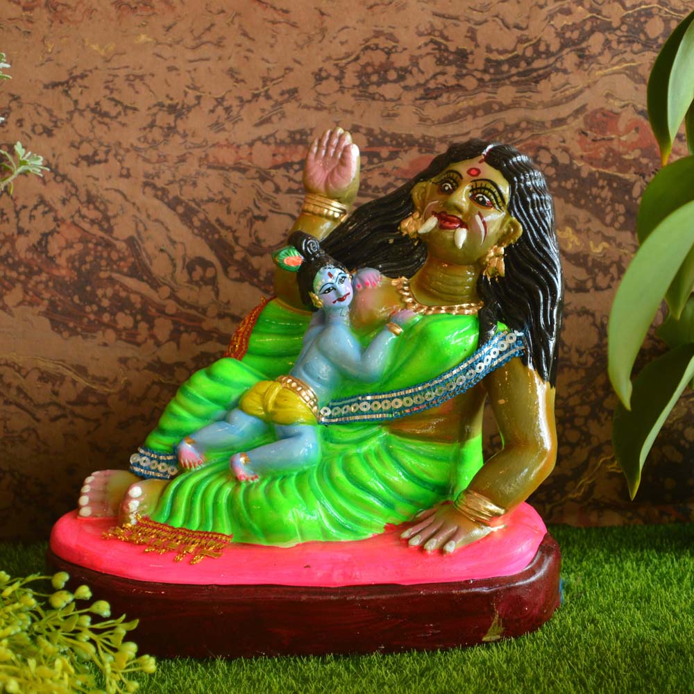Navarathri Golu Doll Krishna Puthana Vadham