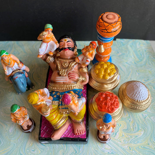 Kumbhakarna Set Navaratri Traditional Golu Doll