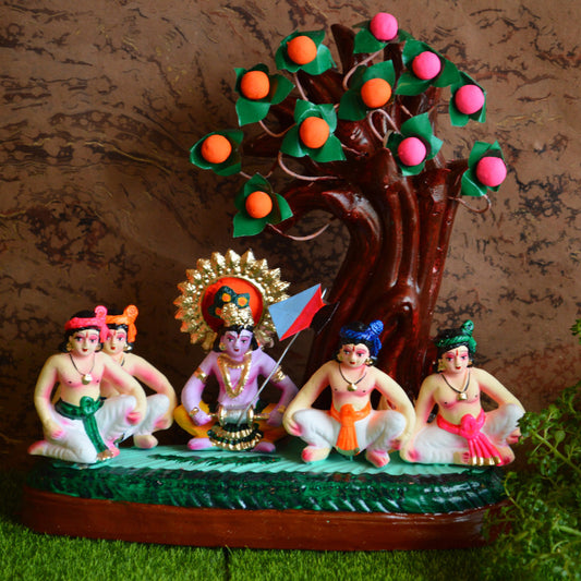 Krishna Playing Kite Navaratri Traditional Golu Doll