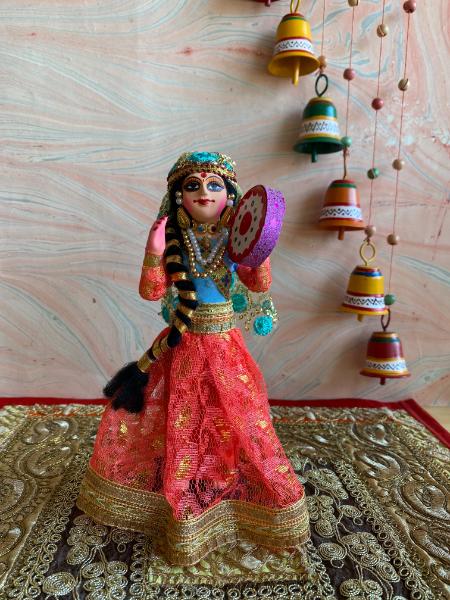 Navarathri Costume Dolls Music Lady Banjara Navaratri Traditional Golu Doll