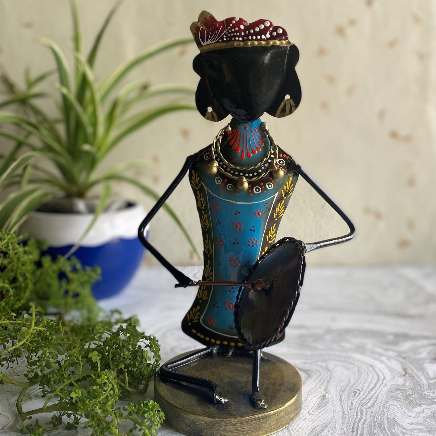 Dhokra Musician Figurine – Jalra Player