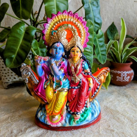 Navarathri Radha Krishna Navaratri Traditional Golu Doll