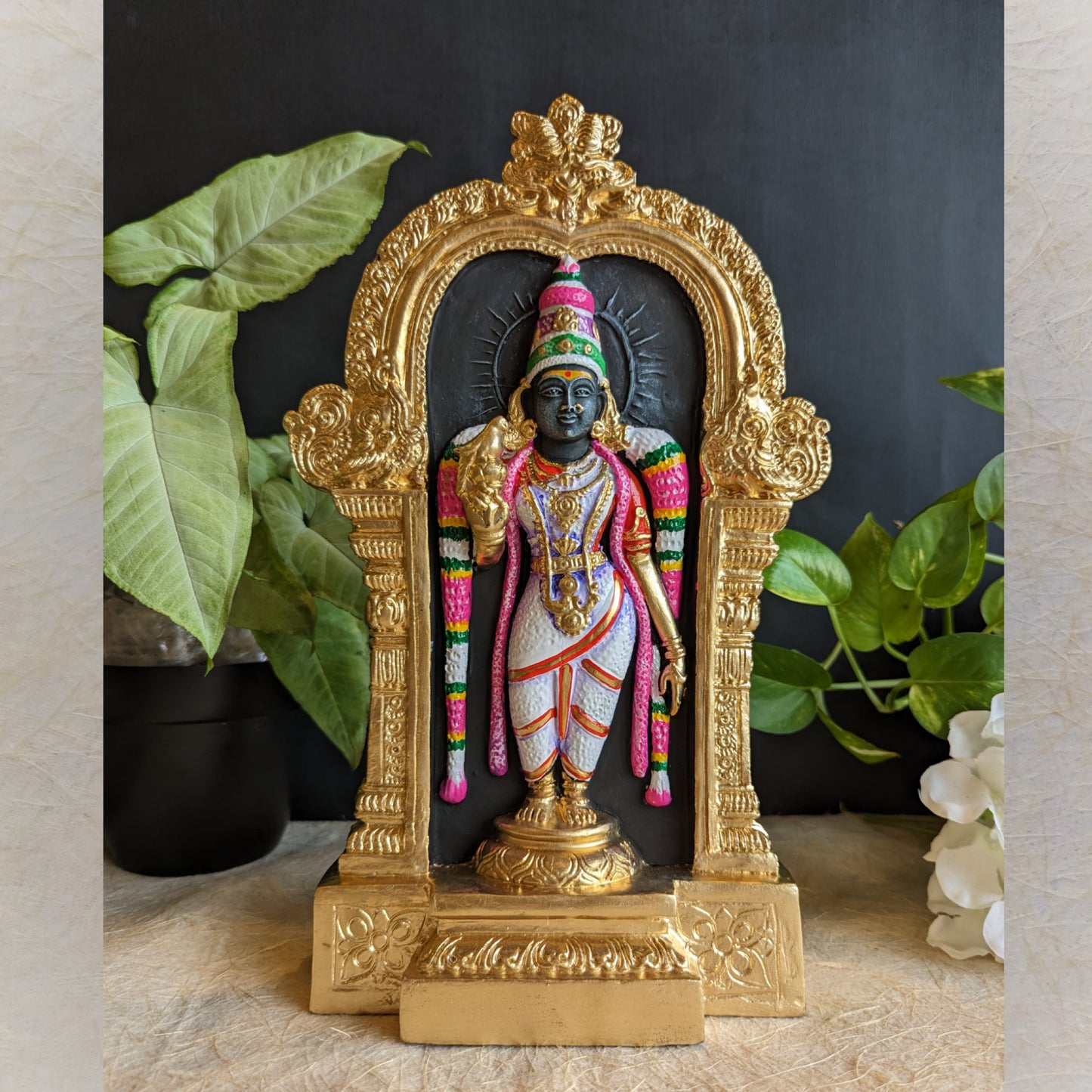 Pushpanjali Meenakshi Temple Arch Navaratri Traditional Golu Doll