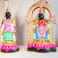 Handcrafted Navarathri Golu Dolls of Parthasarathy Perumal in standalone and Thiruvatchi forms, painted in vibrant colors.