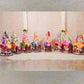 Handcrafted Navarathri Golu Dolls Vaasthu Deivangal Set featuring brightly painted Vaasthu deities for festive and spiritual decor.