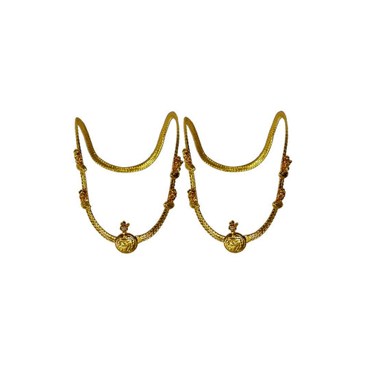 Traditional Deity Vanki Set – Pair Of Armlets For Idol Alankaram