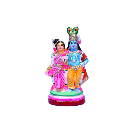 Navarathri Andal Krishna Golu Doll – Divine Pair With Adisesha