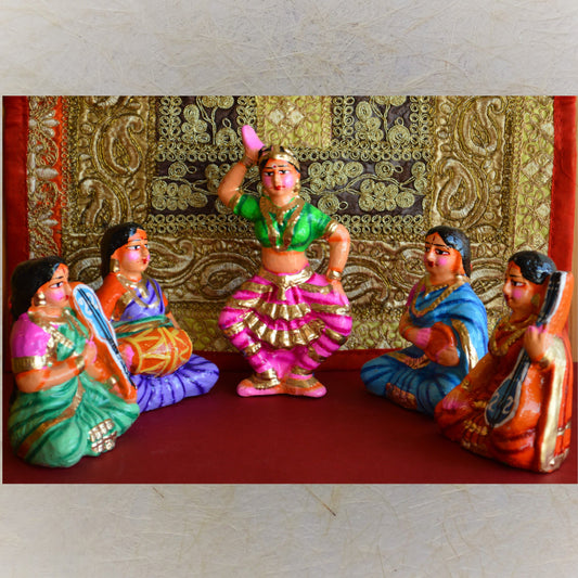 Bharatanatyam Set Navaratri Traditional Golu Doll