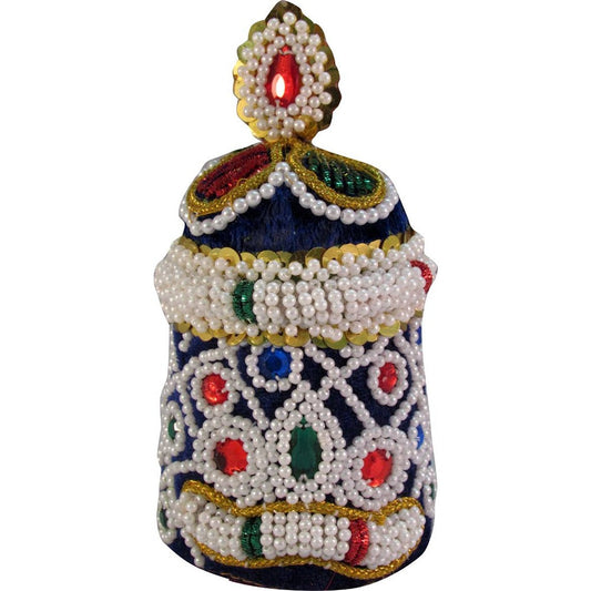 Royal Deity Crown With Pearls And Gems