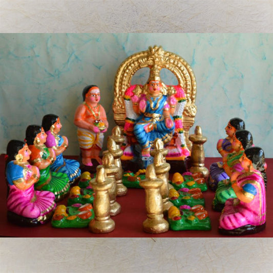 Durga Puja Golu Set Navaratri Traditional Golu Doll