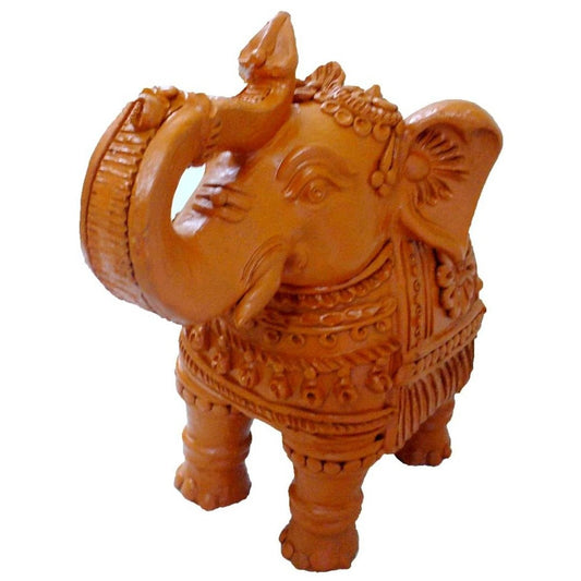 Handcrafted Terracotta Elephant Statue – Traditional Indian Decorative Figurine