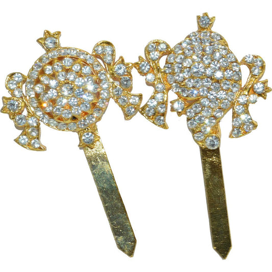 Divine Shankh Chakra Jewelry Set – Embellished God Alankaram Ornaments