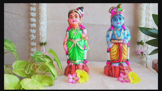 Navarathri Golu Dolls Krishna Andal