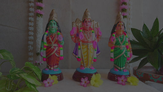 Navarathri Golu Dolls Murugan Valli Deivanai