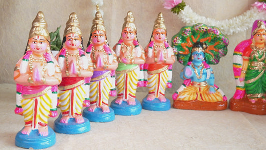 Navarathri  Saints Azhuvar Set