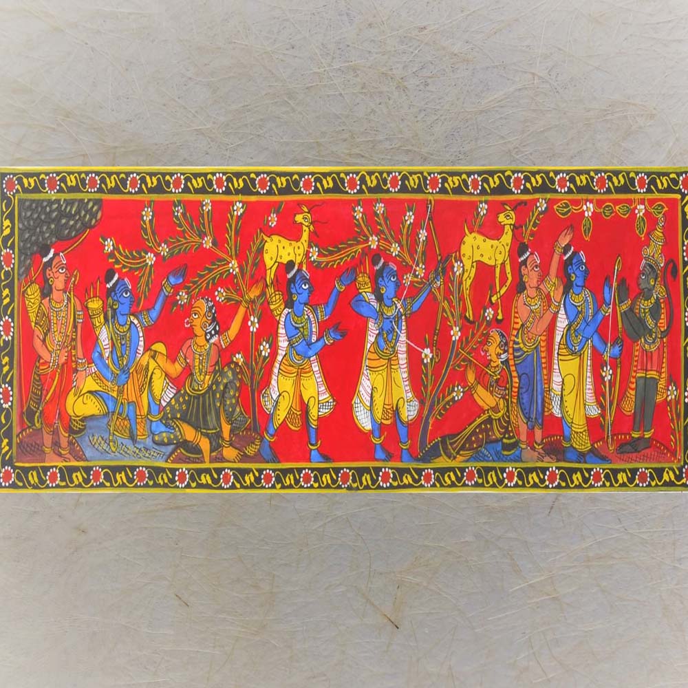 Cherial Paintings 32 Sita Rama In The Forest -Glimpses