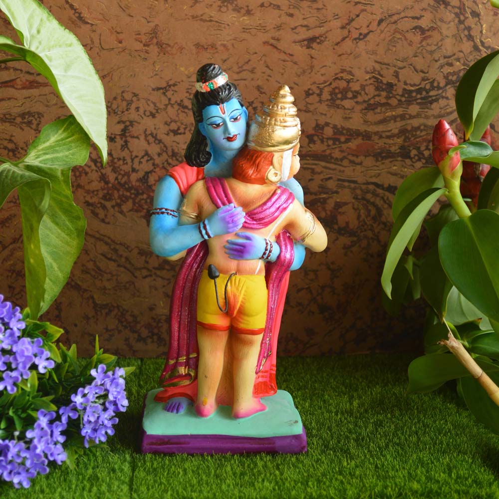 Navaratri Ram Hugging Hanuman