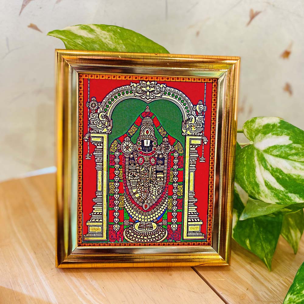 Tanjore Print Balaji Frame