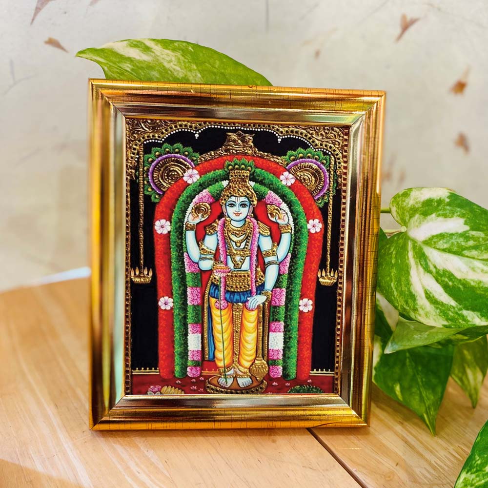 Tanjore Print Guruvayurappan Frame
