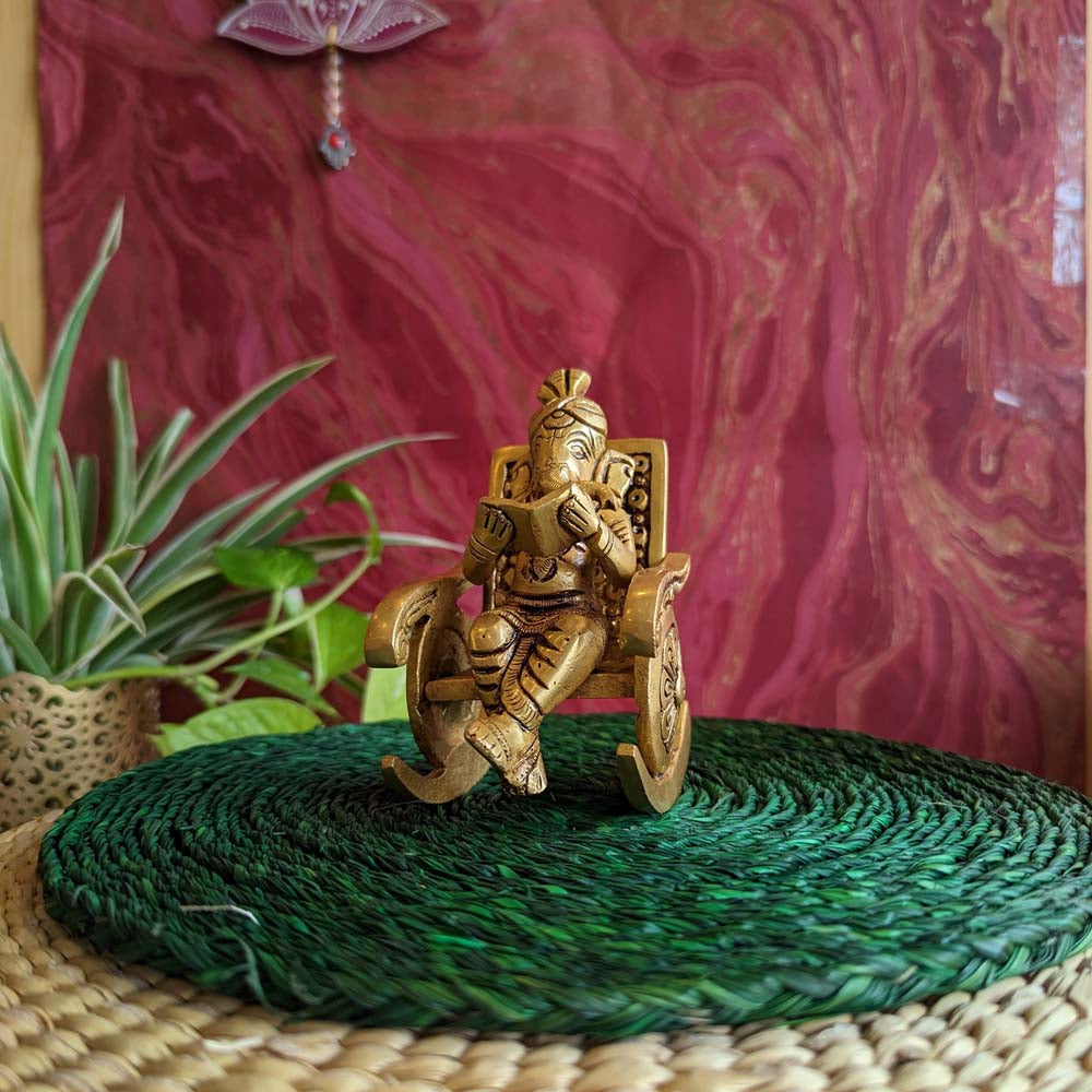 Ganesha Reading A Book