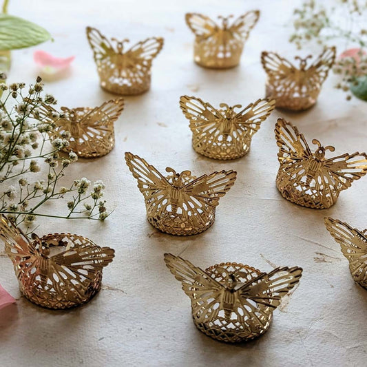 T Light Butterfly Candle