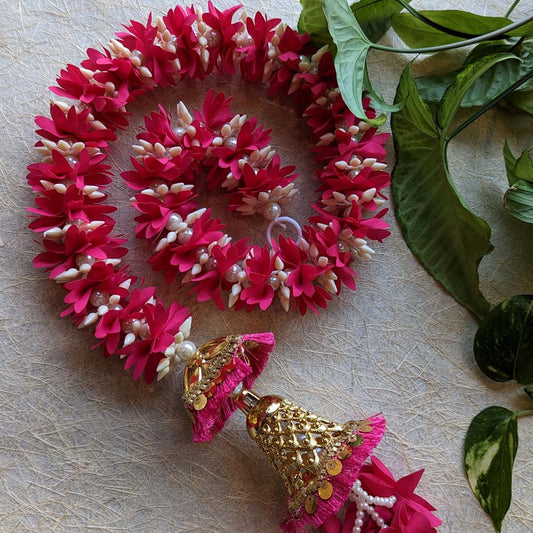 Flower Garlands - Rani Pink