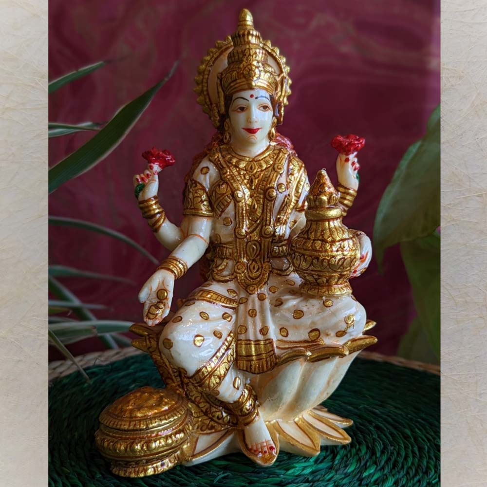 Lakshmi On Lotus