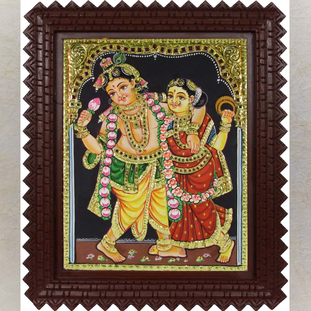 Dancing Radha Krishna - 8X10