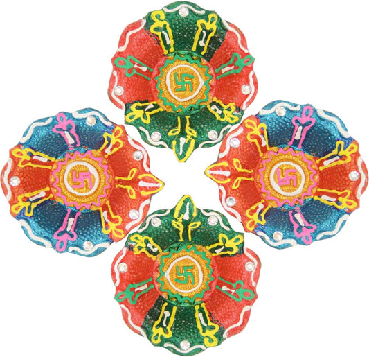 Diwali Diya Set Of 4 Pieces