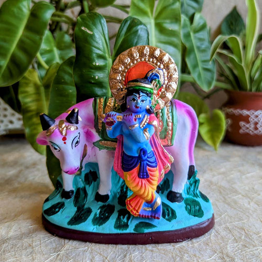Navarathri Golu Doll Cow Krishna
