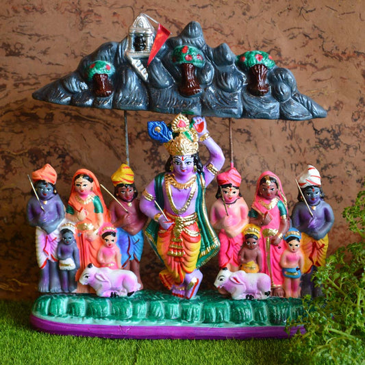 Navarathri Golu Doll Govardhana Krishna