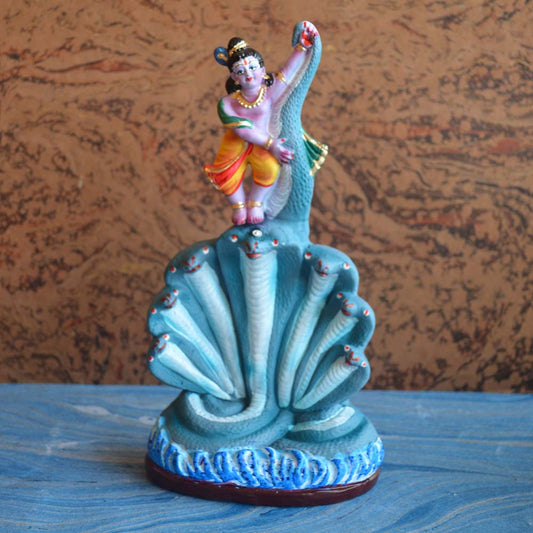 Navarathri Golu Doll Kalinga Narthana Krishna ( Holding Tail )