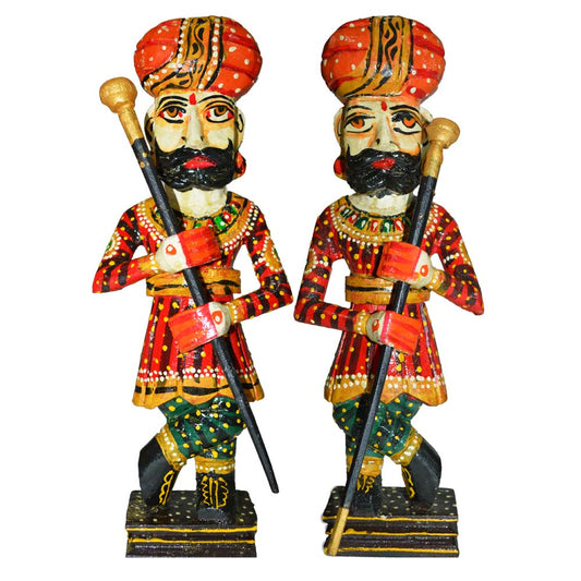 Woof Decor Rajasthani Gaurds Set ( Chowkidar )